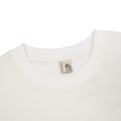 "blossom" waffle Longsleeve off white