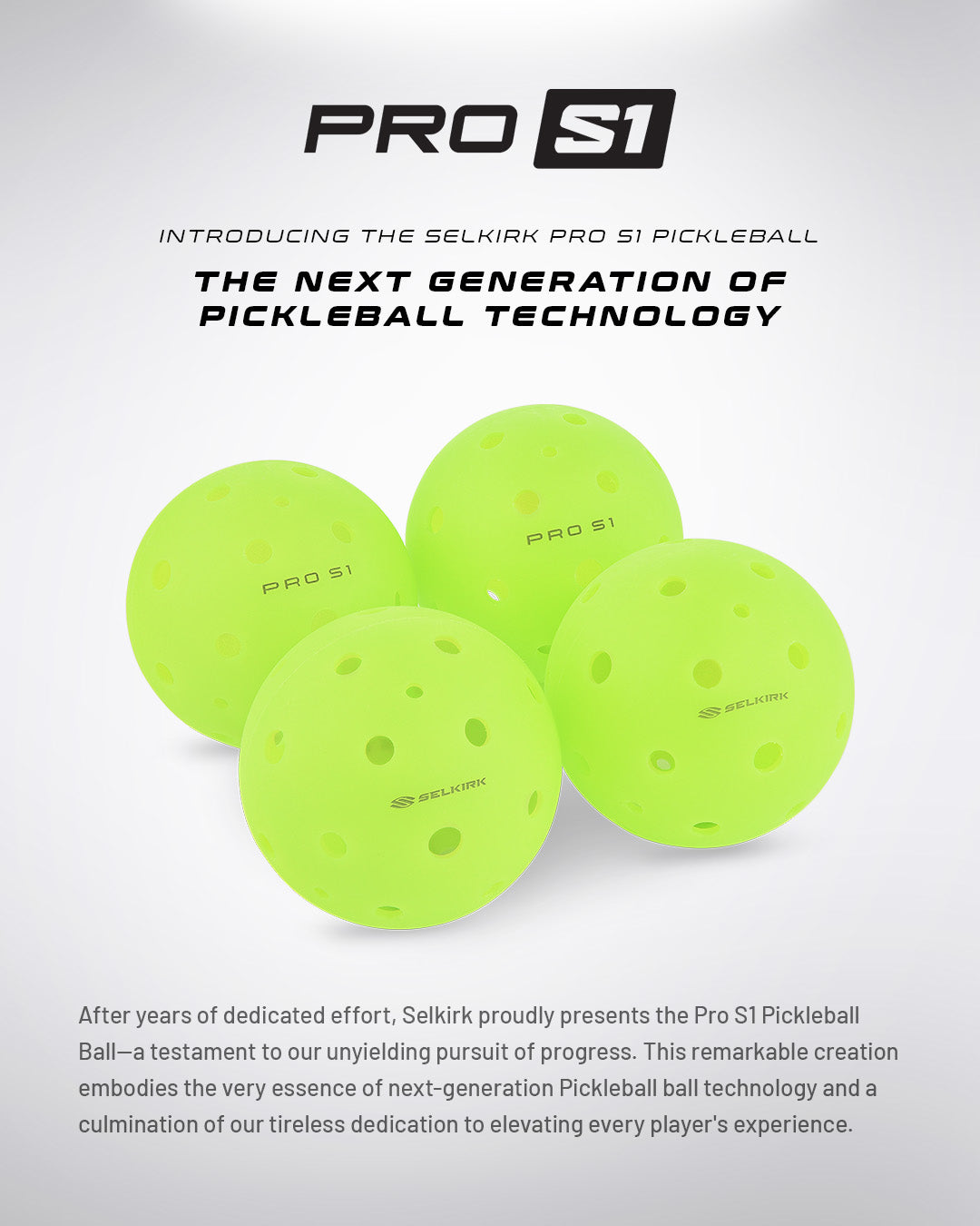 Pro S1 Pickleballs