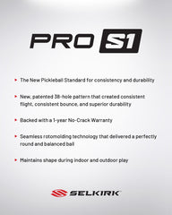 Pro S1 Pickleballs