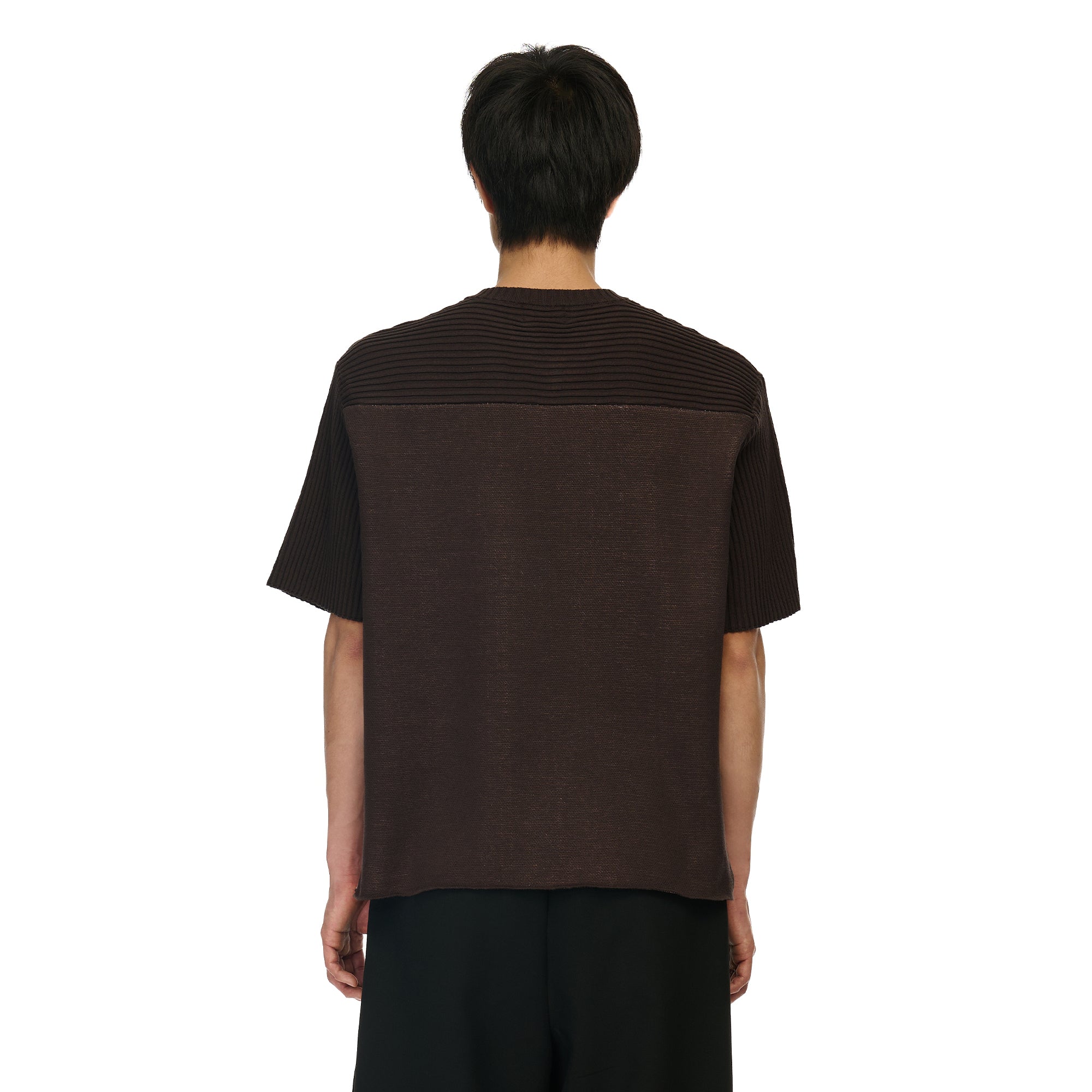 "yakuza v2" knitted Jersey brown