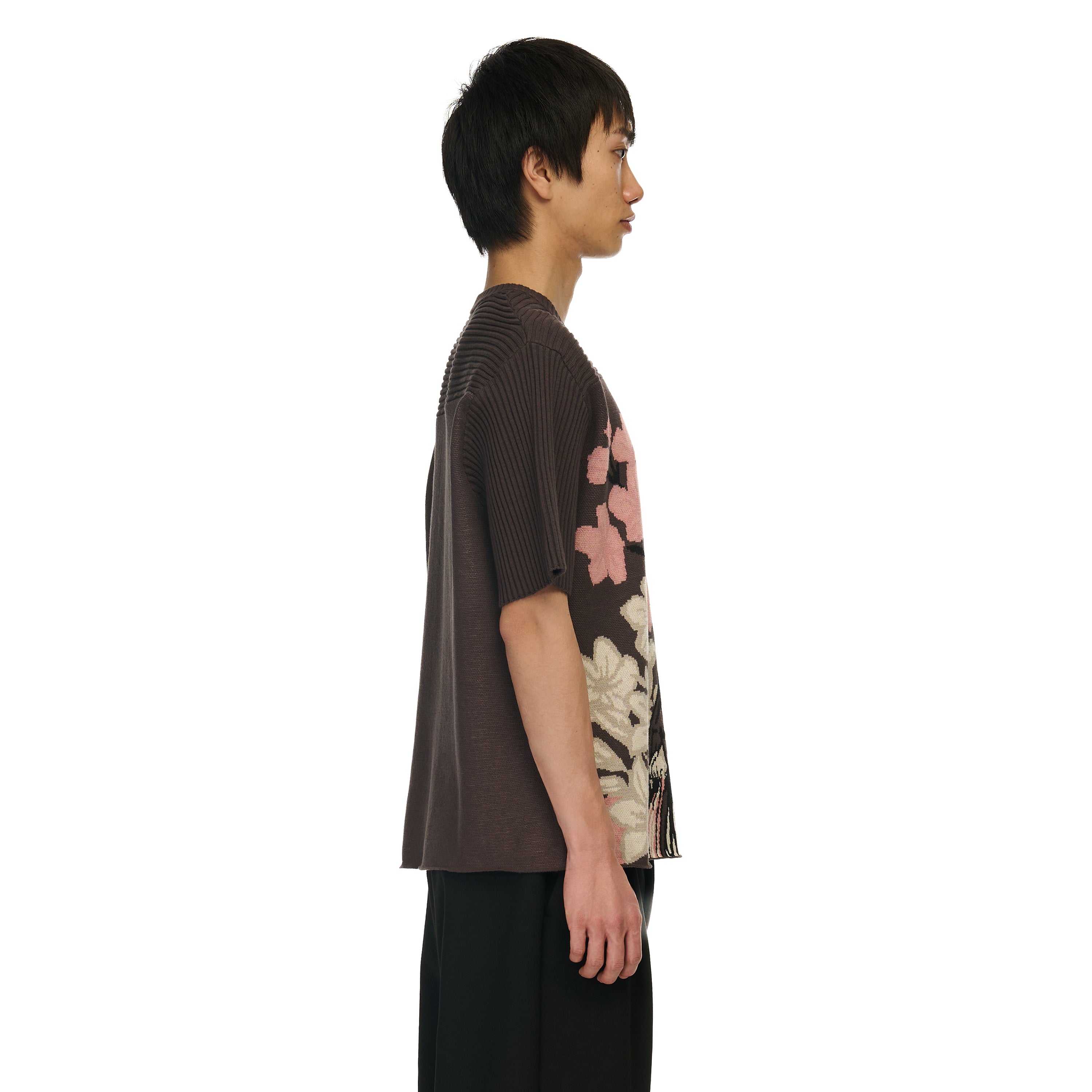 "yakuza v2" knitted Jersey khaki
