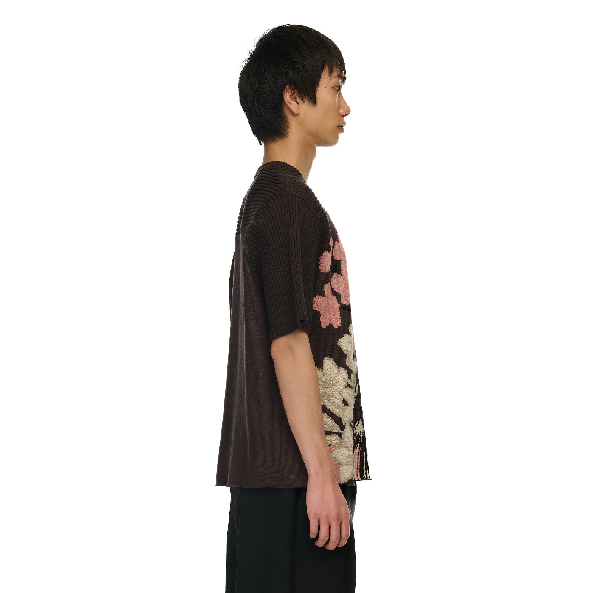 "yakuza v2" knitted Jersey brown