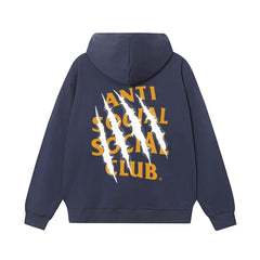 Anti Social Social Club Claw Navy Hoodie