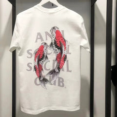 ASSC White Tee – Koi Back Print