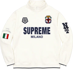 Supreme Milano Half Zip Pullover - White