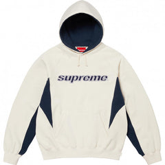 Supreme Outline Hooded Sweatshirt - Natural / Navy