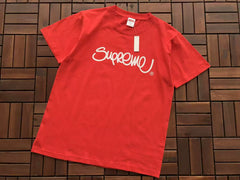 Supreme Script Logo T-Shirt - Red