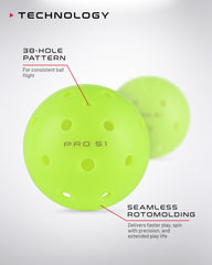 Pro S1 Pickleballs