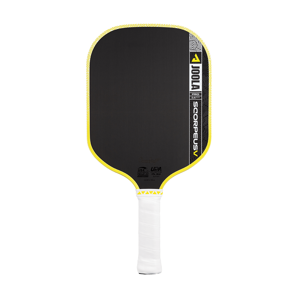 JOOLA Scorpeus Pro V Anna Bright JOOLA Yellow 14mm Pickleball Paddle