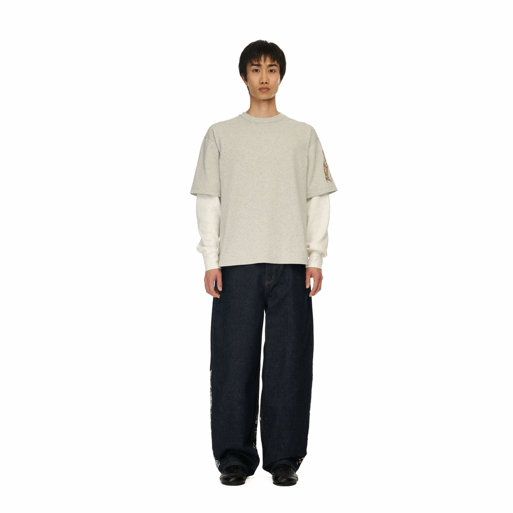"yakuza" raw Denim blue